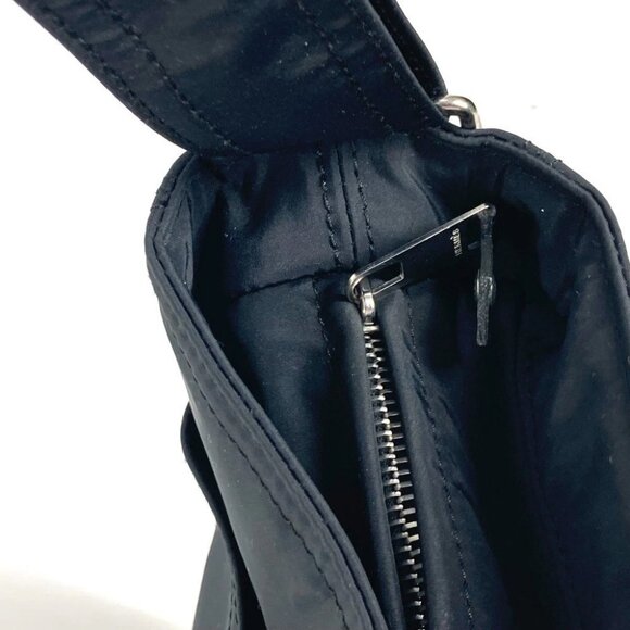 HERMES Acapulco Basas MM Bag Crossbody Shoulder Bag Nylon Black - Picture 11 of 15